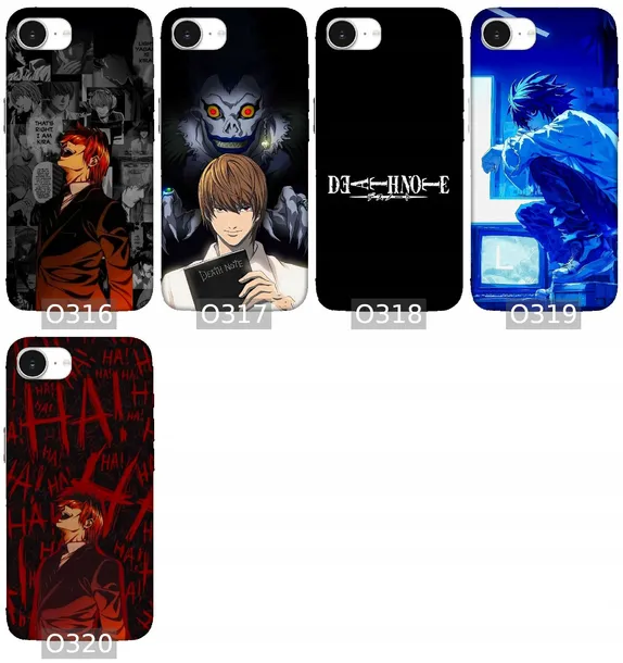 etui-na-apple-iphone-16e-wzory-death-note-material-tworzywo-sztuczne