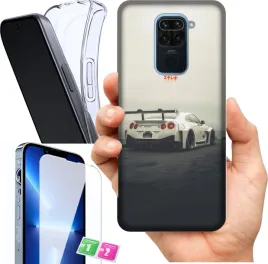 etui-na-xiaomi-redmi-note-9-wzory-auta-szklo