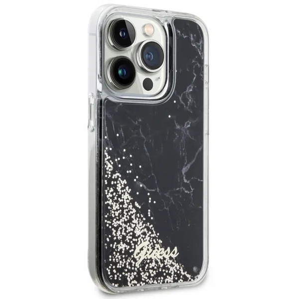 guess-etui-hardcase-do-iphone-14-pro-6-1-liquid-glitter-marble-translucent-przeznaczenie-apple