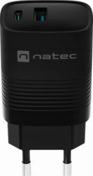 natec-ribera-gan-30w-usb-a-usb-c-czarna-kolor-czarny