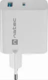 natec-ribera-gan-45w-usb-a-usb-c-biala-przewod-w-zestawie-nie