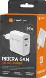 natec-ribera-gan-45w-usb-a-usb-c-biala-prad-wyjsciowy-45-ma