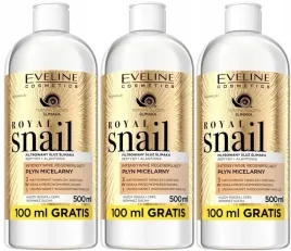 3-x-eveline-royal-snail-intensywnie-regenerujacy-plyn-micelarny-500ml