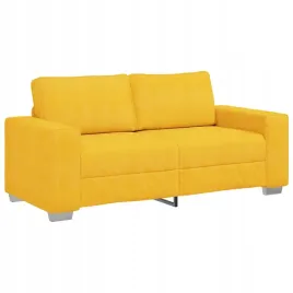 sofa-dwuosobowa-jasnozolta-140-cm-tkanina-sztruksowa