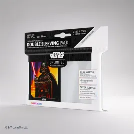 gamegenic-star-wars-unlimited-double-sleeving-pack-darth-vader-2-x-60-szt