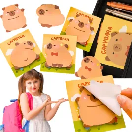 karteczki-notes-kapibara-capibara-akcesoria-do-szkoly-plecaka-na-prezent