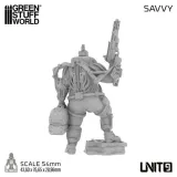 green-stuff-world-unit9-cyberpunk-savvy-54mm-stan-nowy