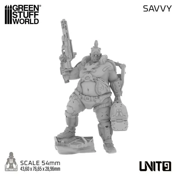 green-stuff-world-unit9-cyberpunk-savvy-54mm-nazwa-green-stuff-world-unit9-cyberpunk-savvy-54mm