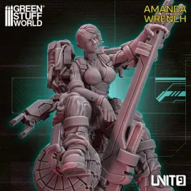 green-stuff-world-unit9-cyberpunk-amanda-wrench-54mm