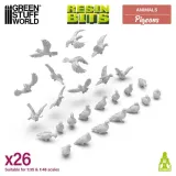 green-stuff-world-animals-golebie-26-elementow-pigeons