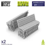 green-stuff-world-modern-and-sci-fi-city-benches-cans-2-elementy-stan-nowy