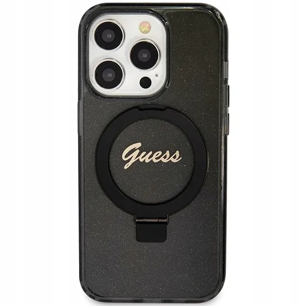 guess-etui-case-ring-stand-script-glitter-do-magsafe-do-iphone-15-pro-6-1