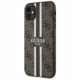 guess-pokrowiec-hardcase-do-iphone-11-xr-do-magsafe-printed-stripes-brown