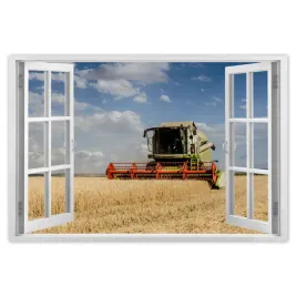 naklejki-60x40-kombajn-podczas-zniw