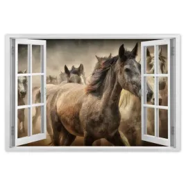 naklejki-60x40-dzikie-konie-koniki-galop