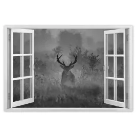 naklejki-90x60-jelen-we-mgle