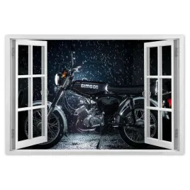 naklejki-60x40-czarny-simson-w-deszczu