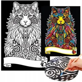kolorowanka-welwetowa-a4-kot-norweski-colorvelvet