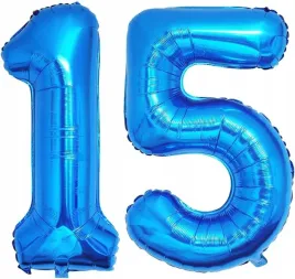 ogromne-balony-niebieska-cyfra-15-urodzinowe-100cm-zestaw-tasmy