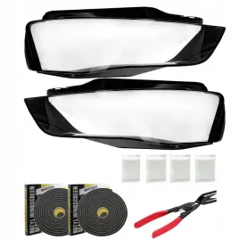 klosze-lampy-audi-a4-b8-komplet-antyzarysaniowe-z-powloka-uv-klej-szczypce