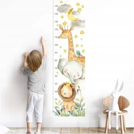 naklejka-scienna-do-pokoju-150-x-41-cm-lew-slon-zyrafa-little-deco