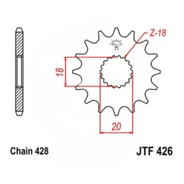 zebatka-przednia-f426-15-15-zebow-rozmiar-428