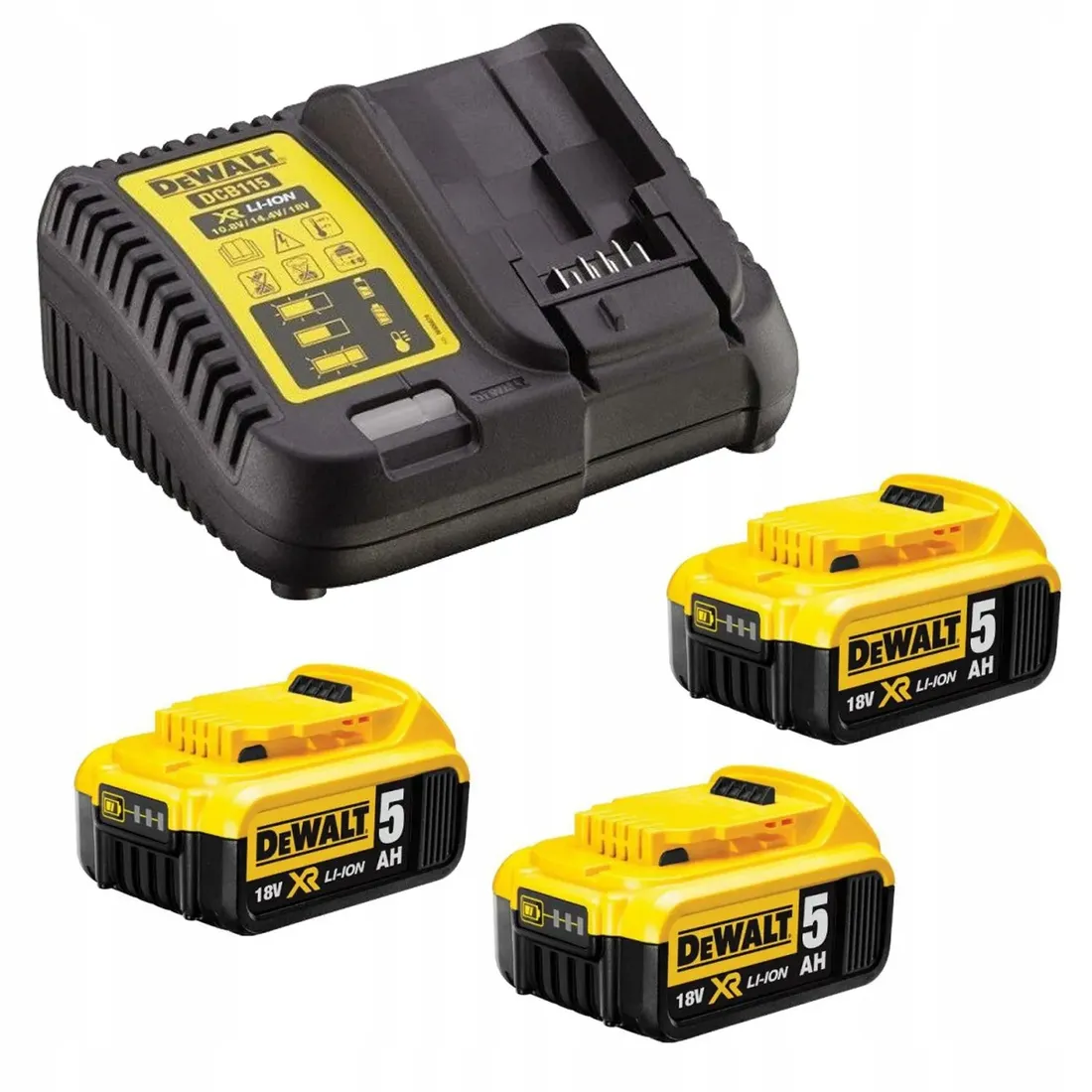 3x-akumulator-18v-dcb184-ladowarka-dcb115-dewalt