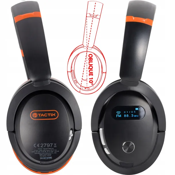 tactix-nauszniki-ochronne-bluetooth-fm-g4-0-stan-nowy-stan-opakowania-oryginalne