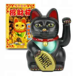 japonski-kot-maneki-neko-chinski-szczescia-czarny