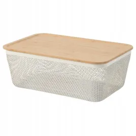 ikea-365-kosz-na-zywnosc-z-pokrywka-kwadrat-metal-bialy-bambus-32x21x13