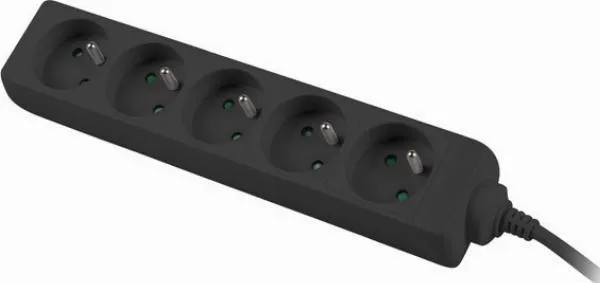 lanberg-5-gniazd-pl-1-5m-czarna-stan-nowy