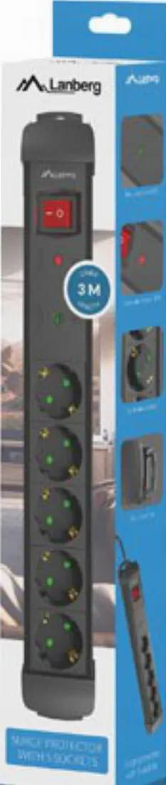 lanberg-sp1-5-gniazd-schuko-3m