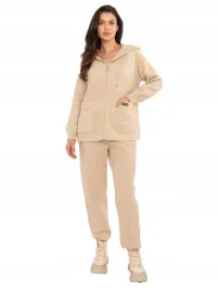 komplet-swetrowy-damski-bluza-rozpinana-z-kapturem-spodnie