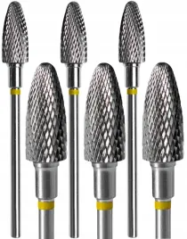 3-x-staleks-frez-z-weglika-spiekanego-stozek-okragly-zolty-srednica-6mm