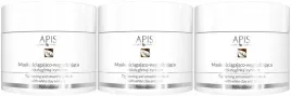 3-sztuki-maska-sciagajaco-wygladzajaca-z-biala-glinka-i-cynkiem-200ml-apis