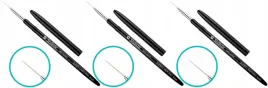 3-x-stylistic-pedzelek-super-liner-pro-9mm-claresa-precyzja-wysoka-jakosc