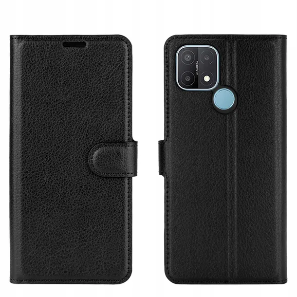 litchi-oppo-a15-czarny-material-skora-ekologiczna