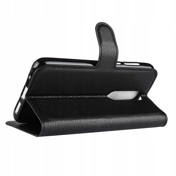 litchi-nokia-5-1-plus-czarny-typ-etui-z-klapka