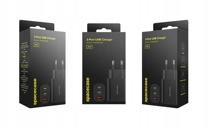 spacecase-ladowarka-usb-c-30w-gan-do-telefonow-3x-usb-typ-c-quick-charge-kod-producenta-5905719109219