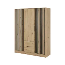 trzydrzwiowa-szafa-do-przedpokoju-w-kolorze-dab-artisan-155-cm