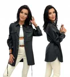 czarna-koszulo-kurtka-z-imitacji-skory-na-napy-z-wiazaniem-rozmiar-l-40