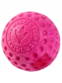 pilka-dla-psa-do-zabawy-na-ladzie-i-w-wodzie-kiwi-walker-mini-6cm-rozowa