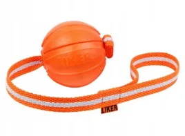 pilka-dla-psa-do-przeciagania-i-aportowania-gumowy-uchwyt-liker-line-7cm