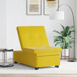 vidaxl-sofa-rozkladana-3-w-1-zolty-aksamit