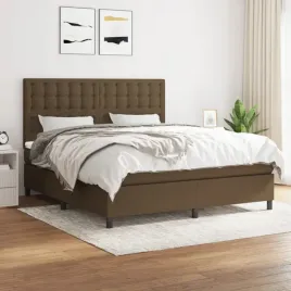 vidaxl-lozko-kontynentalne-z-materacem-brazowe-tkanina-180x200-cm