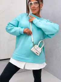 bluza-oversize-z-wstawka-imitujaca-koszule-82163-turkus