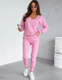 dres-damski-bawelniany-bluza-wkladana-przez-glowe-spodnie-z-przeszyciem-v