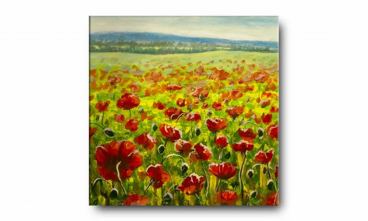 obraz-na-szkle-kwadratowy-60x60cm-059-maki-stan-nowy
