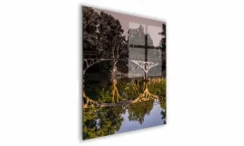obraz-na-szkle-kwadratowy-60x60cm-068-most-w-lesie