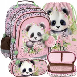 panda-plecak-z-misiem-dla-uczennic-szkolny-dziewczecy-do-1-klasy-zestaw-3w1